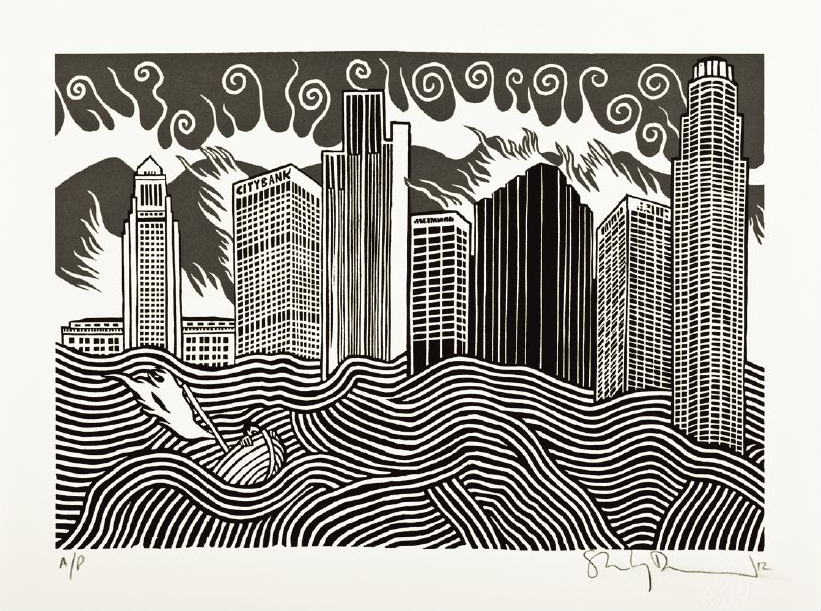 Stanley Donwood 'Citybank Escapee' Print Available