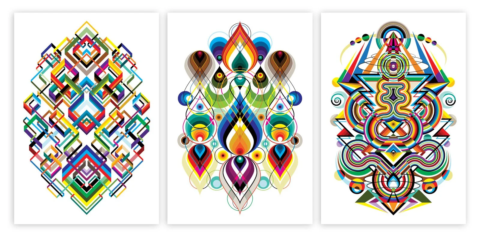 Matt Moore Vector Funk 'Rorschach' Prints Available