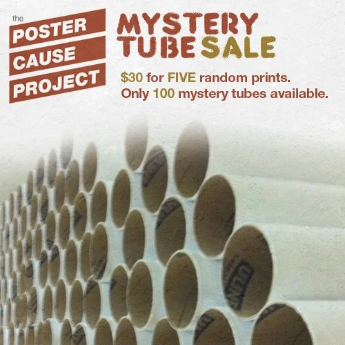 PosterCauseProject 'Mystery' Tube Sale