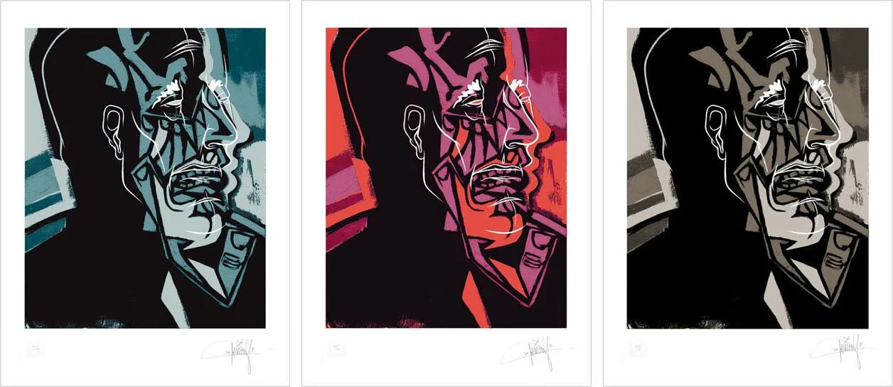 Dave Kinsey 'Sometimes Blue', 'Periodically Red' + 'Intermittent Gray' Print Release Details