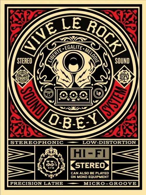 Obey 'Vive Le Rock' Print Release Details
