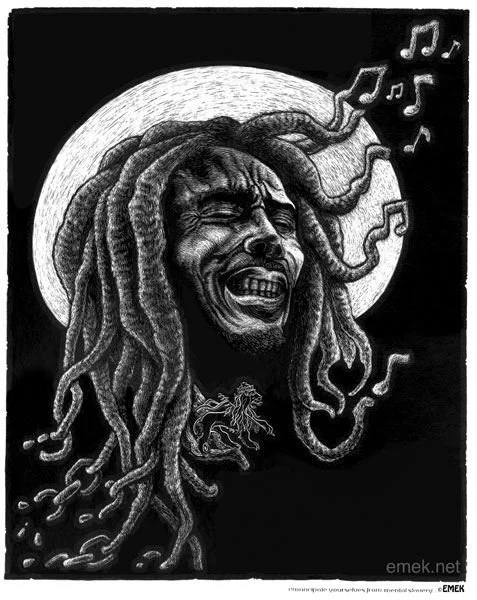 Emek 'Emancipate Yourself From Mental Slavery' Print Available