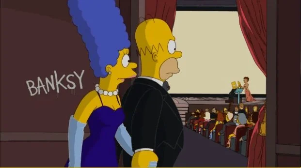 Banksy Gets Bigged Up On The Simpsons 'Angry Dad'