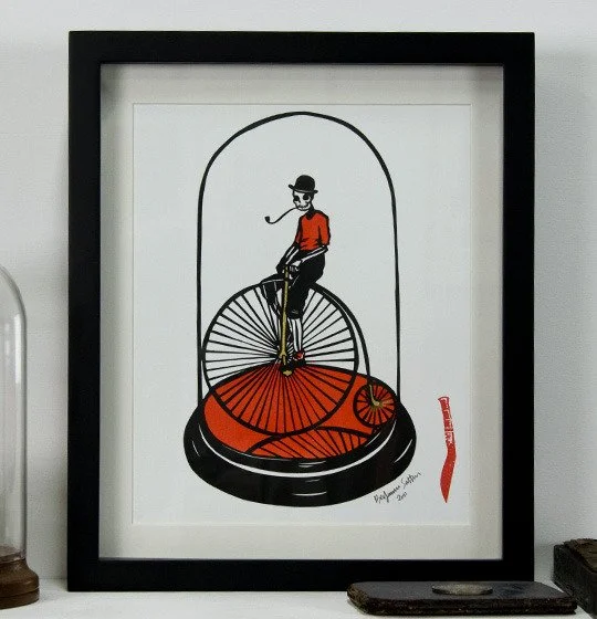 Ben Southan 'Grandfathers Farthing' Paper Cut Available
