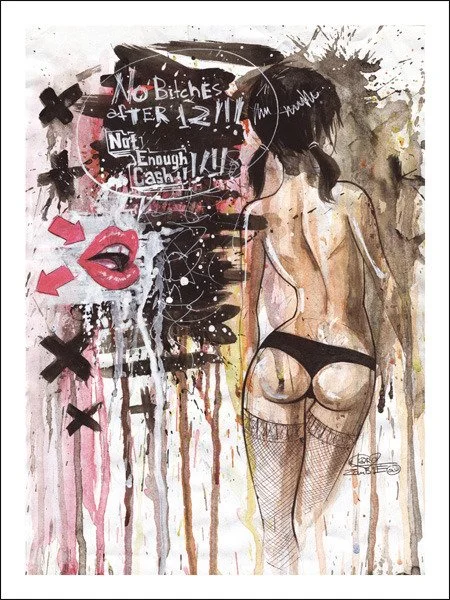 Lora Zombie 'Financial Crisis' Print Available