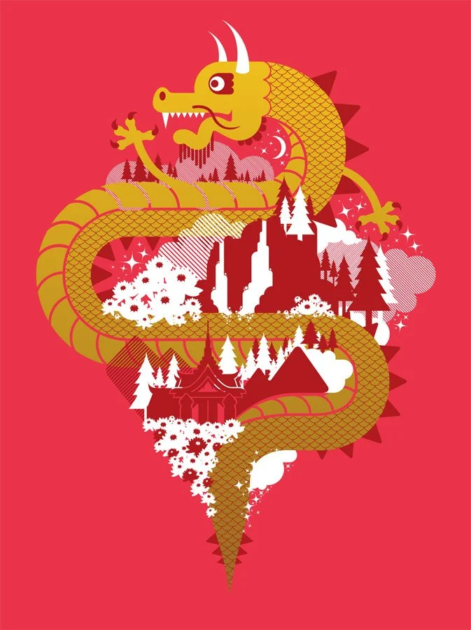 Mike Davis 'Year Of The Dragon' Print Available