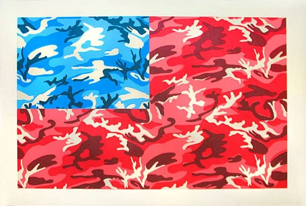 Lucky Bunny 'Camo Flag' Print Available