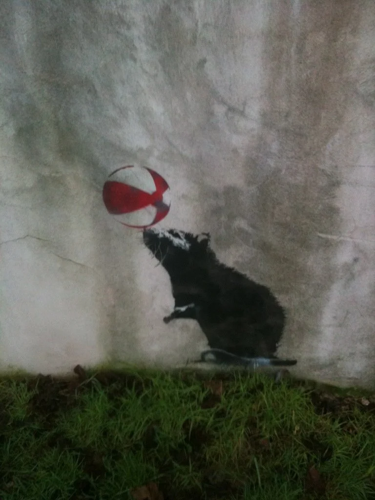 NEW Banksy Rat In Brighton Beach
