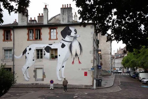 Escif Mural In Besançon France