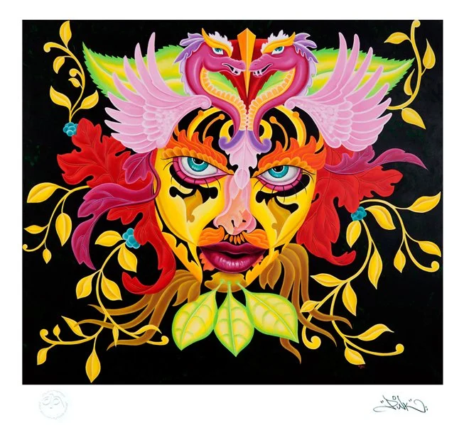 Lady Pink 'Lady Of The Leaf' Print Available