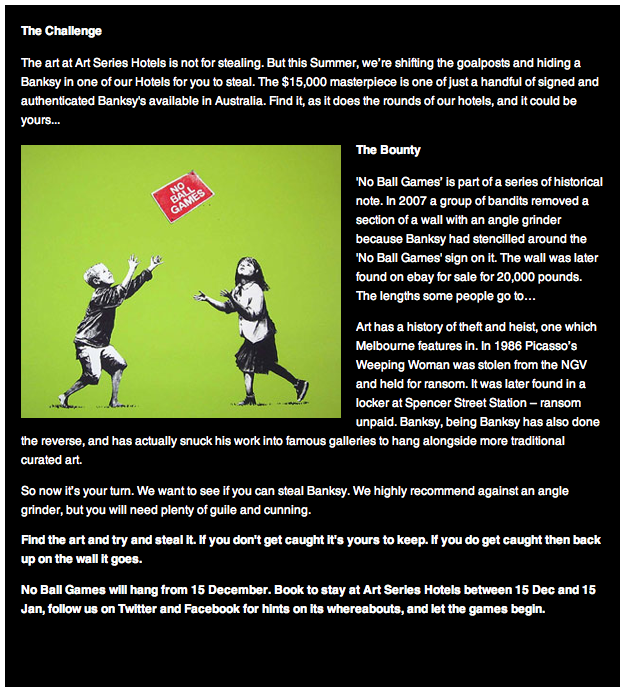 Steal A Banksy Anyone??