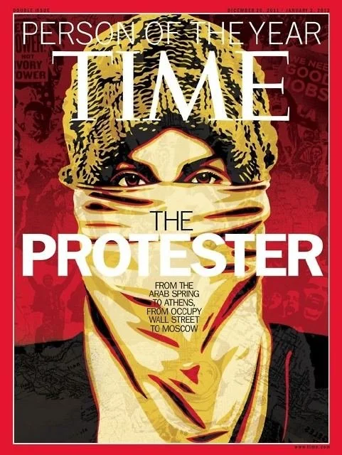Time Magazine 'Person Of The Year' Cover By Shepard Fairey