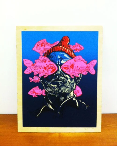 Tim Doyle 'He Is The Zissou' Wood Print Available