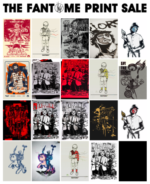 Fantome 'AWESOME' Print Sale