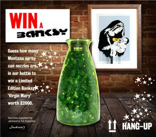Win A FREE Banksy 'Virgin Mary'!!