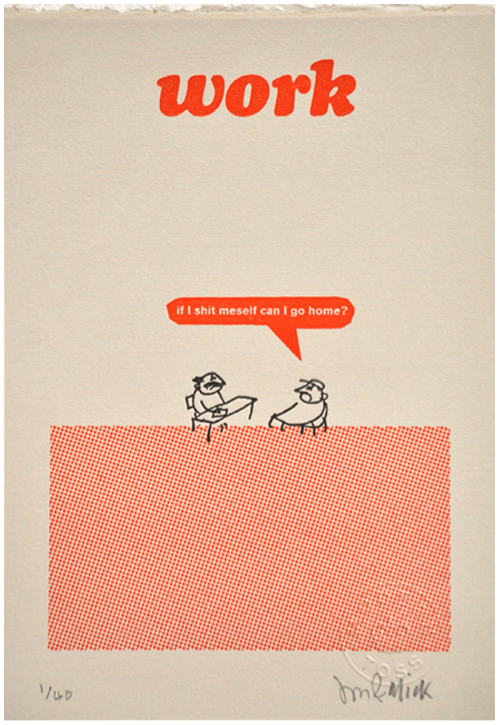 Modern Toss 'Shit Meself' Print Available