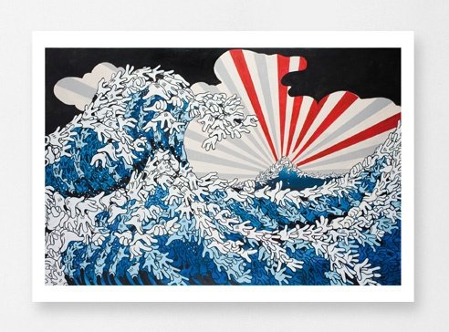 Jaybo Monk 'New Wave' Print Available