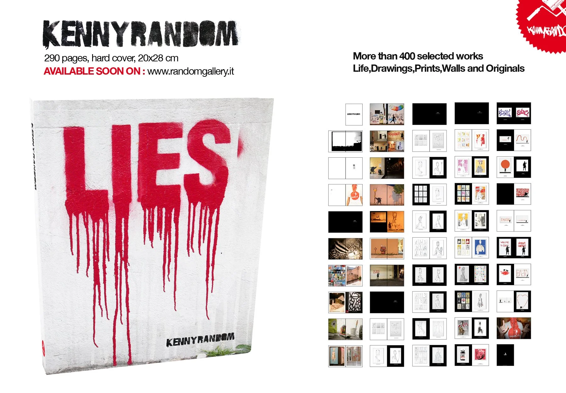 Kenny Random 'Lies' Book Launch / Art Show