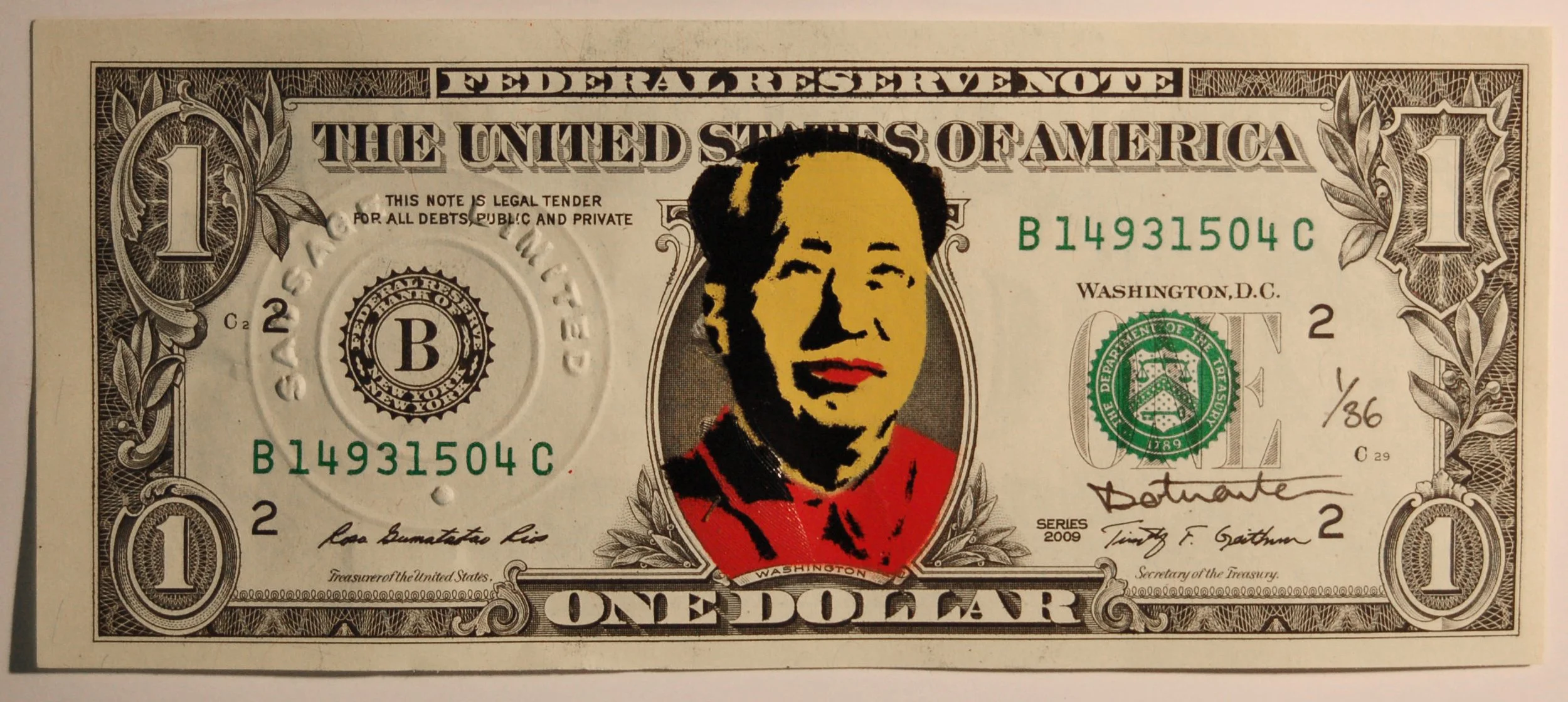 Dotmasters 'Mao Ze Dollar' Stencil Available