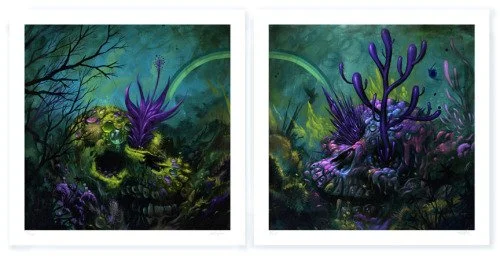 Jeff Soto 'Two Skulls' Print Set Available