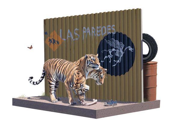 Josh Keyes 'Fecal Face' Art Show SNEAK PEAK