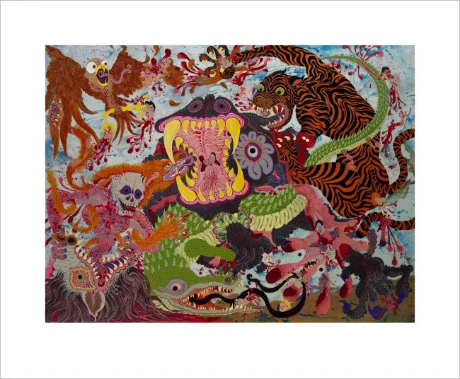 Aaron Johnson 'Now We Hunt Hippopotamus' Print Available