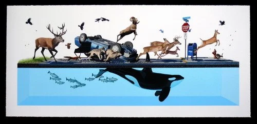 Josh Keyes 'Stampede' Print Release Details