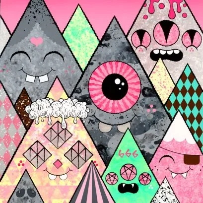 Buff Monster 'Mystic Mountain People' Print Available