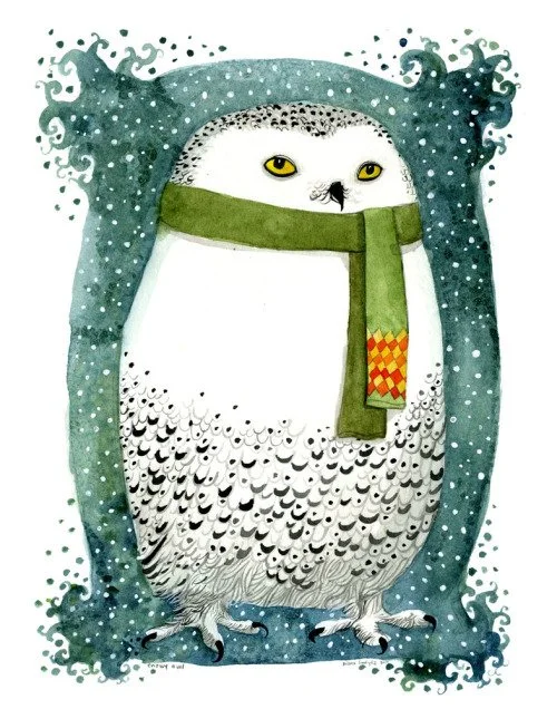 Diana Sudyka 'Mr Snow' Print Available