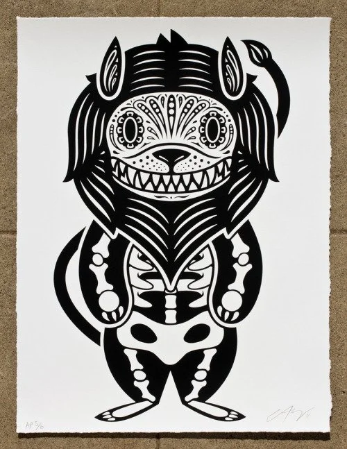 Ernesto Yerena + Philip Lumbang 'Lion Of The Dead' Prints Available