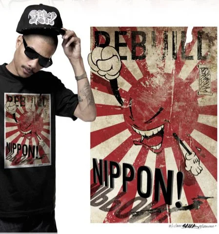 Slick 'Rebuild Nippon' Poster + T-Shirt Available