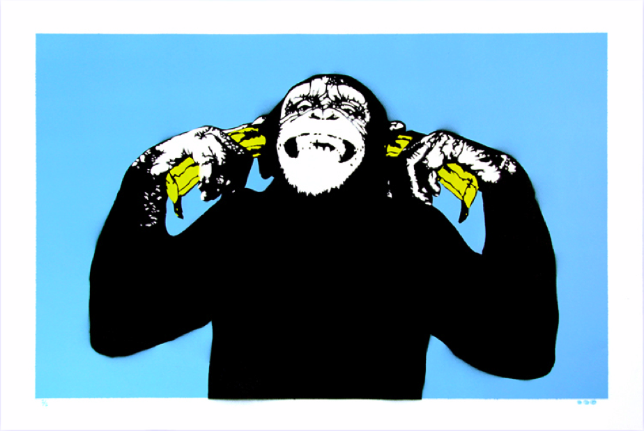 Dot Dot Dot 'Monkey Buziness' Stencil Prints Available