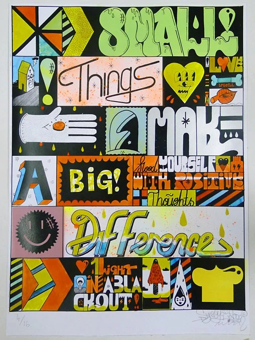 Sickboy 'Big Difference' Unique Print Available