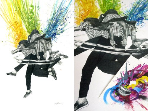 Zenvironments 'Twist Of Lime' Plus FREE Mini Print Available