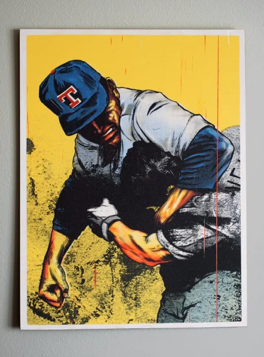 Jon Smith 'Dont Mess With The Bull' Wood Print Available