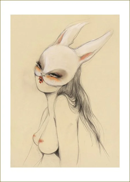 Miss Van 'Bunny Lover' Print Available