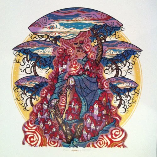 Guy Burwell 'Her Town' Print Available