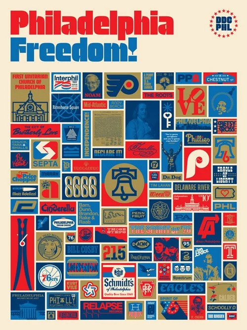 Aaron Draplin 'Philadelphia Freedom' Print Available