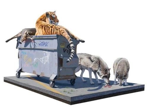 Josh Keyes 'Migration' Show At Jonathan Levine Gallery