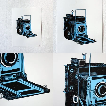 Karl Addison 'Vintage Camera' Print Available