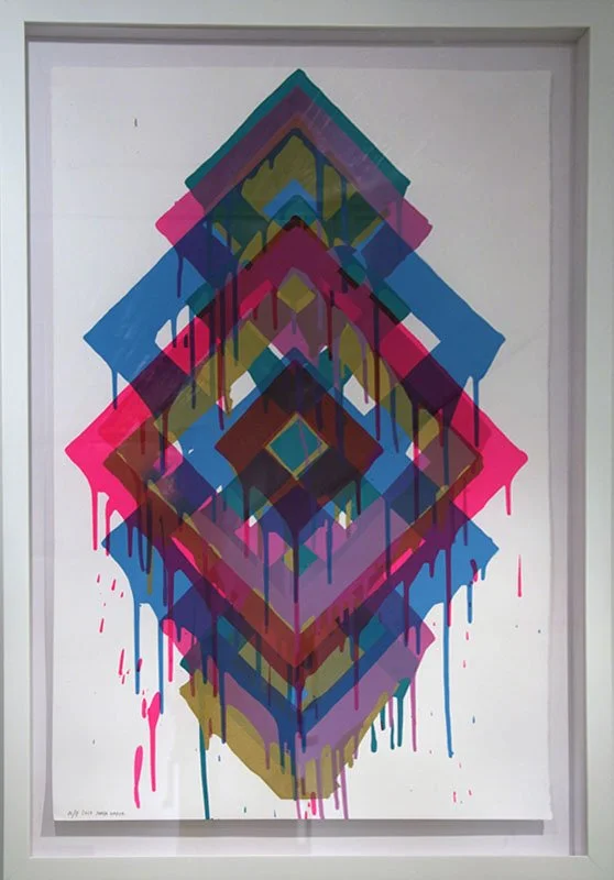 Maya Hayuk 'Color Test 1' + 'Color Test 2' Originals Available