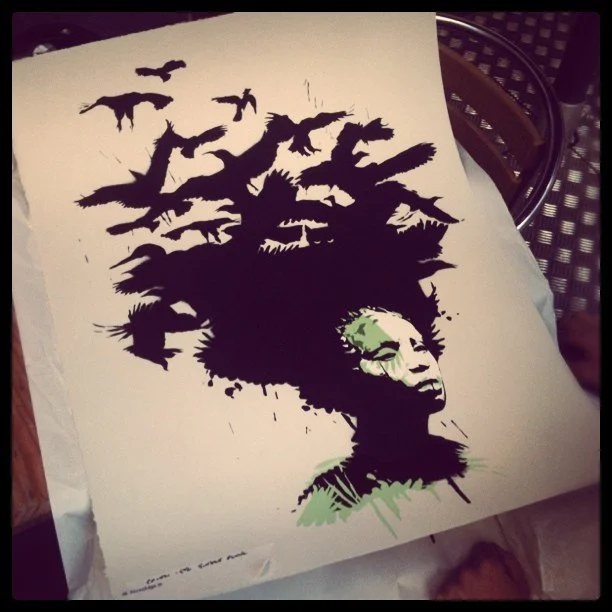 Eelus 'Raven Haired' Gambia Print SNEAK PEEK
