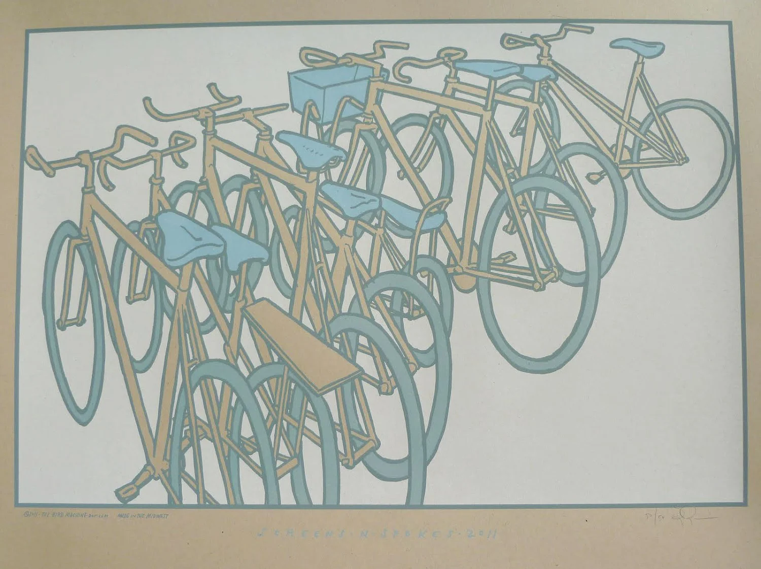Jay Ryan 'Screns N Spokes 2011' Print Available