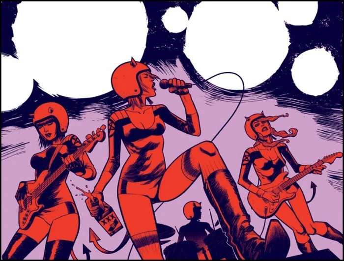 Kristian Donaldson 'All Girl Band' Print Available