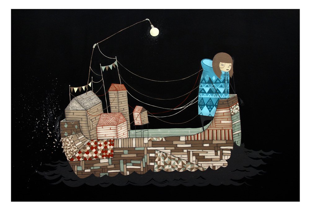 Kyle Hughes-Odger 'Then Everything Beneath Me Changed' Print Available