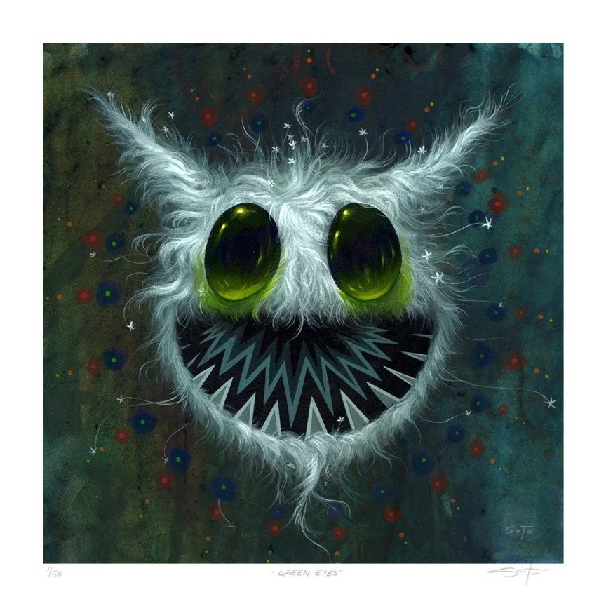 Jeff Soto 'Green Eyes' Print Available