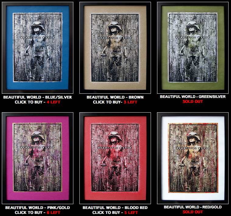 K-Guy 'Beautiful World' Prints Available