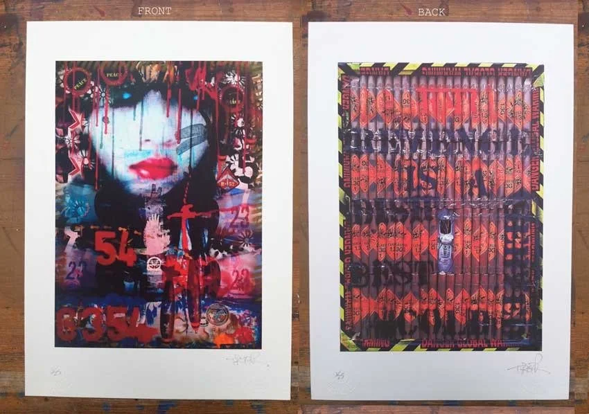 TRXTR 'War Bride Double Crossed' Double Sided Print Available