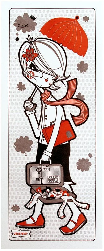 Julie West 'Traveling' Print Available