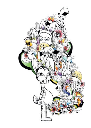 Definitely Mary 'Bunnys Mind' + 'Secret Garden' Prints Available